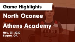 North Oconee  vs Athens Academy Game Highlights - Nov. 23, 2020