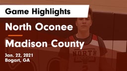 North Oconee  vs Madison County  Game Highlights - Jan. 22, 2021