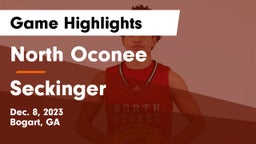 North Oconee  vs Seckinger  Game Highlights - Dec. 8, 2023