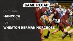 Recap: Hancock  vs. Wheaton Herman Norcross 2016