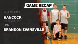 Recap: Hancock  vs. Brandon Evansville 2016
