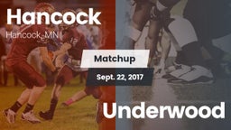Matchup: Hancock  vs. Underwood 2017