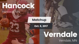 Matchup: Hancock  vs. Verndale  2017