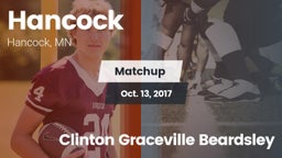Matchup: Hancock  vs. Clinton Graceville Beardsley 2017
