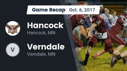 Recap: Hancock  vs. Verndale  2017