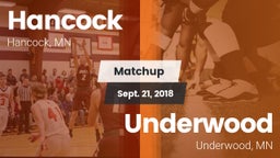 Matchup: Hancock  vs. Underwood  2018