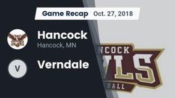 Recap: Hancock  vs. Verndale 2018