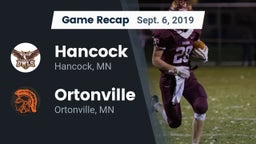 Recap: Hancock  vs. Ortonville  2019