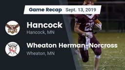 Recap: Hancock  vs. Wheaton Herman-Norcross  2019