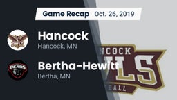Recap: Hancock  vs. Bertha-Hewitt  2019