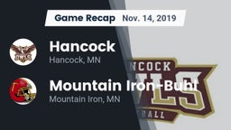 Recap: Hancock  vs. Mountain Iron-Buhl  2019