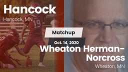 Matchup: Hancock  vs. Wheaton Herman-Norcross  2020
