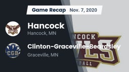 Recap: Hancock  vs. Clinton-Graceville-Beardsley  2020