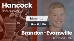 Matchup: Hancock  vs. Brandon-Evansville  2020