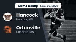 Recap: Hancock  vs. Ortonville  2020