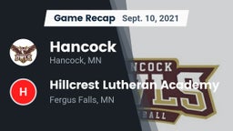 Recap: Hancock  vs. Hillcrest Lutheran Academy 2021