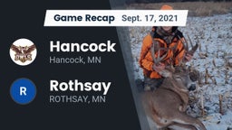 Recap: Hancock  vs. Rothsay  2021