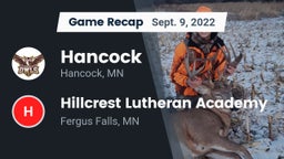 Recap: Hancock  vs. Hillcrest Lutheran Academy 2022