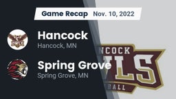 Recap: Hancock  vs. Spring Grove  2022