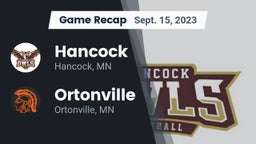 Recap: Hancock  vs. Ortonville  2023