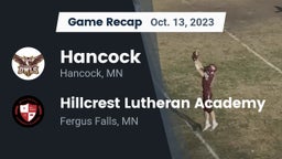 Recap: Hancock  vs. Hillcrest Lutheran Academy 2023