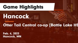 Hancock  vs Otter Tail Central co-op [Battle Lake HS] Game Highlights - Feb. 6, 2023