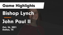 Bishop Lynch  vs John Paul II  Game Highlights - Oct. 26, 2021