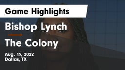 Bishop Lynch  vs The Colony  Game Highlights - Aug. 19, 2022