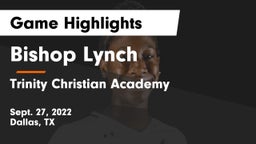 Bishop Lynch  vs Trinity Christian Academy  Game Highlights - Sept. 27, 2022