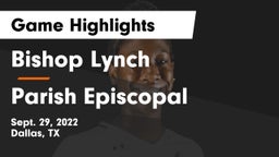 Bishop Lynch  vs Parish Episcopal  Game Highlights - Sept. 29, 2022