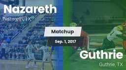 Matchup: Nazareth vs. Guthrie  2017