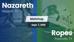 Matchup: Nazareth vs. Ropes  2018