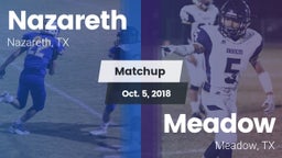 Matchup: Nazareth vs. Meadow  2018