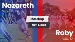 Matchup: Nazareth vs. Roby  2020
