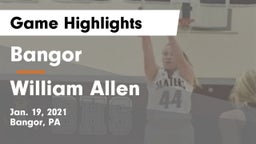 Bangor  vs William Allen  Game Highlights - Jan. 19, 2021