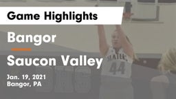 Bangor  vs Saucon Valley  Game Highlights - Jan. 19, 2021