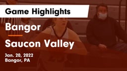 Bangor  vs Saucon Valley  Game Highlights - Jan. 20, 2022