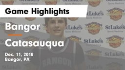 Bangor  vs Catasauqua  Game Highlights - Dec. 11, 2018