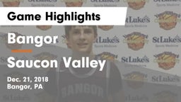 Bangor  vs Saucon Valley  Game Highlights - Dec. 21, 2018