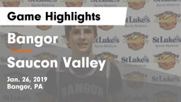 Bangor  vs Saucon Valley  Game Highlights - Jan. 26, 2019