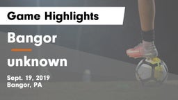 Bangor  vs unknown Game Highlights - Sept. 19, 2019