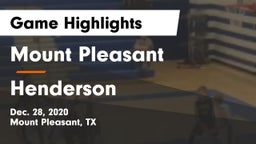 Mount Pleasant  vs Henderson  Game Highlights - Dec. 28, 2020