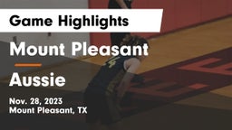Mount Pleasant  vs Aussie Game Highlights - Nov. 28, 2023