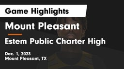 Mount Pleasant  vs Estem Public Charter High Game Highlights - Dec. 1, 2023