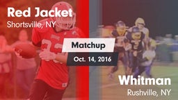 Matchup: Red Jacket High vs. Whitman  2016