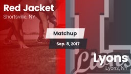Matchup: Red Jacket High vs. Lyons  2017