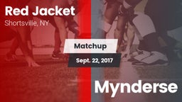 Matchup: Red Jacket High vs. Mynderse 2017