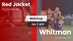 Matchup: Red Jacket High vs. Whitman  2017