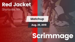 Matchup: Red Jacket High vs. Scrimmage 2018
