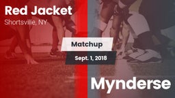 Matchup: Red Jacket High vs. Mynderse 2018